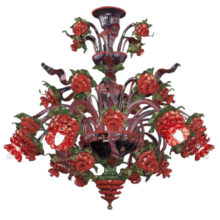 Floral Murano Chandelier