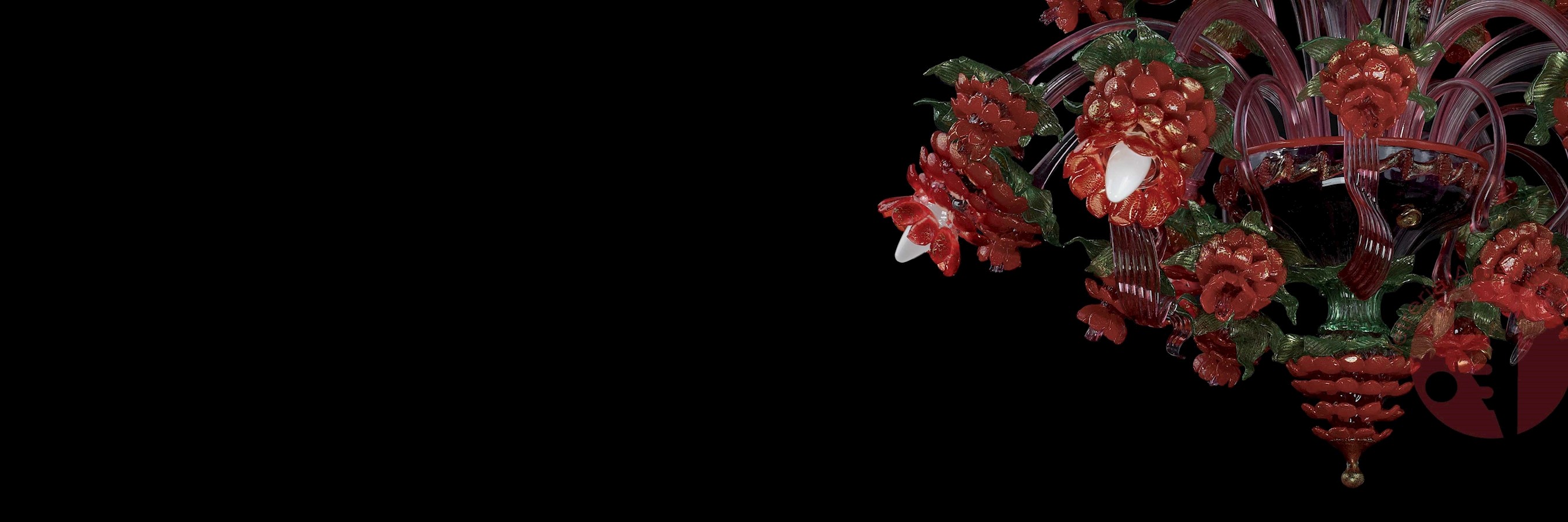 Floral Murano Chandeliers