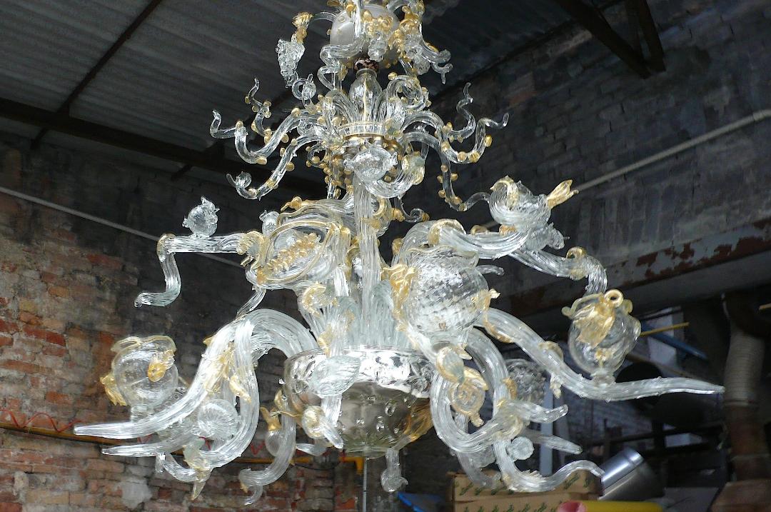 Murano glass workshop interior